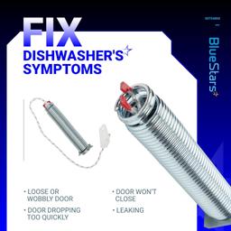 [Lifetime Warranty] 00754866 Dishwasher Door Spring & Cable Kit - Compatible with Bosch Thermador Gaggenau Dishwashers - Replaces AP5804978 PS8770519 00623540 3279707 thumbnail 5