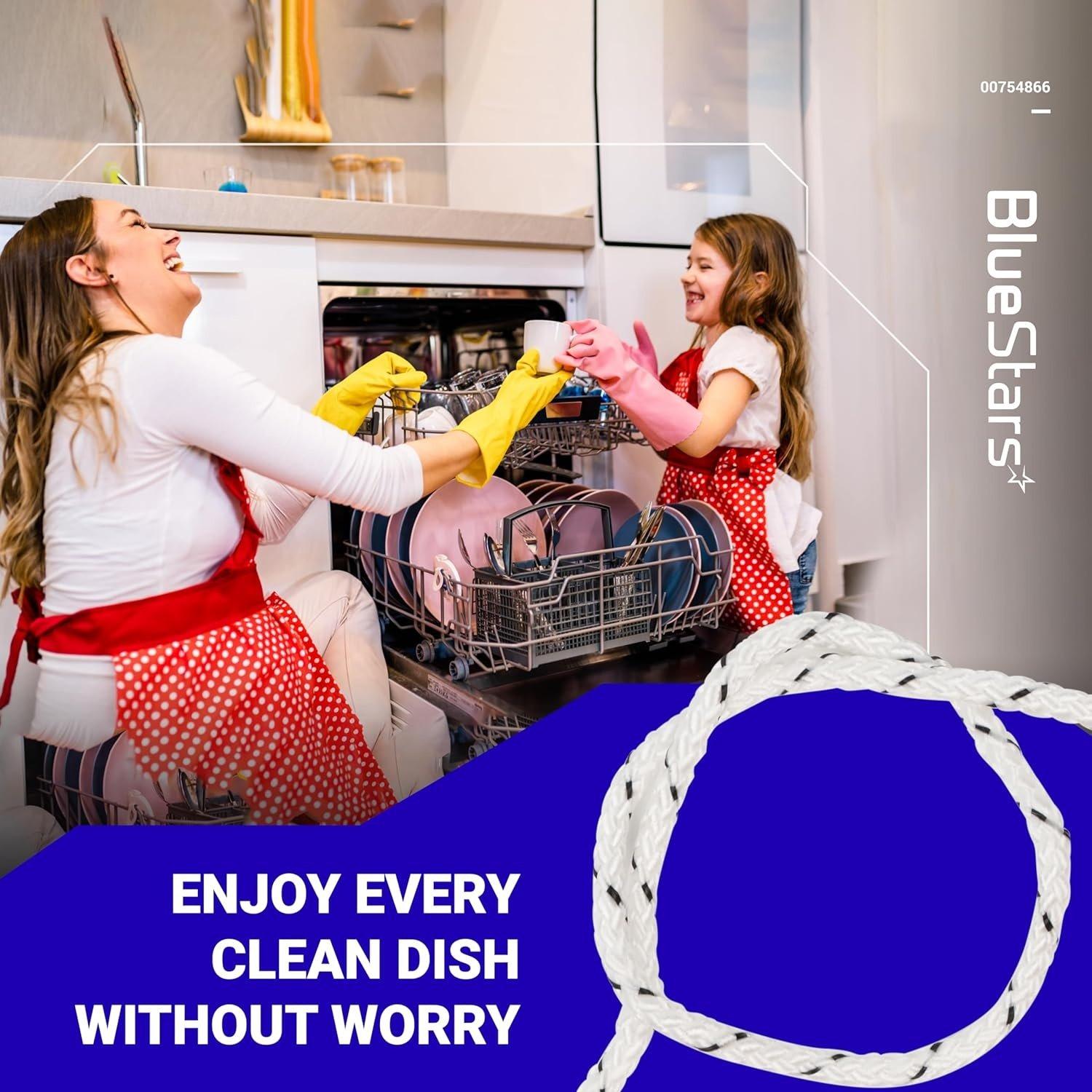 [Lifetime Warranty] 00754866 Dishwasher Door Spring & Cable Kit - Compatible with Bosch Thermador Gaggenau Dishwashers - Replaces AP5804978 PS8770519 00623540 3279707 image 4