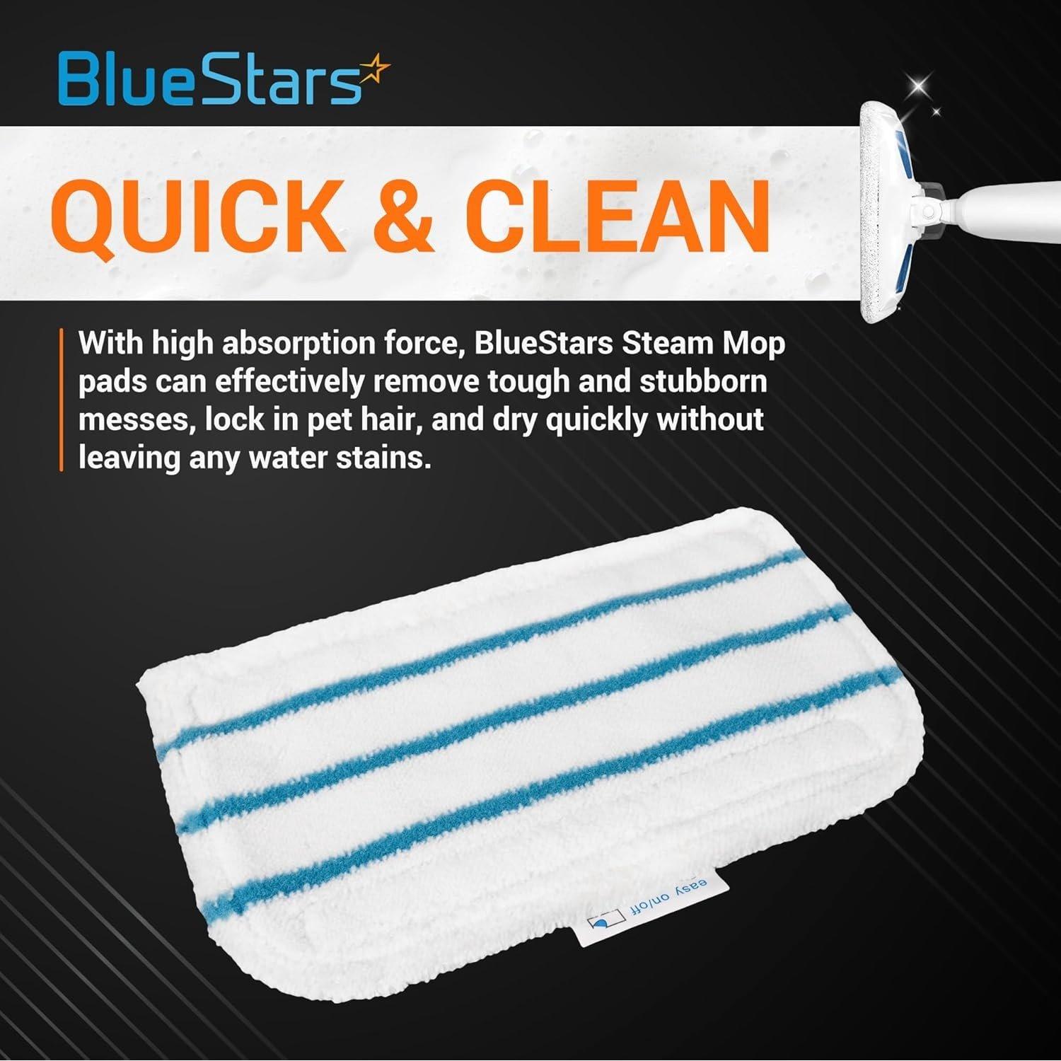 [Lifetime Warranty] Steam Mop Pads Replacement - Compatible with Black and Decker Steam Mop SM1600, SM1610, SM1620, HSMC1321, HSMC1321APB, HSMC1361SGP, BDH1855SM, BDH1760SM, SMP20 - Pack of 3 image 6