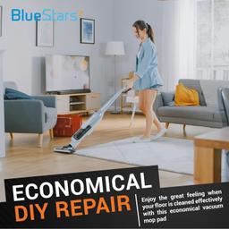 [Lifetime Warranty] Steam Mop Pads Replacement - Compatible with Black and Decker Steam Mop SM1600, SM1610, SM1620, HSMC1321, HSMC1321APB, HSMC1361SGP, BDH1855SM, BDH1760SM, SMP20 - Pack of 3 thumbnail 2