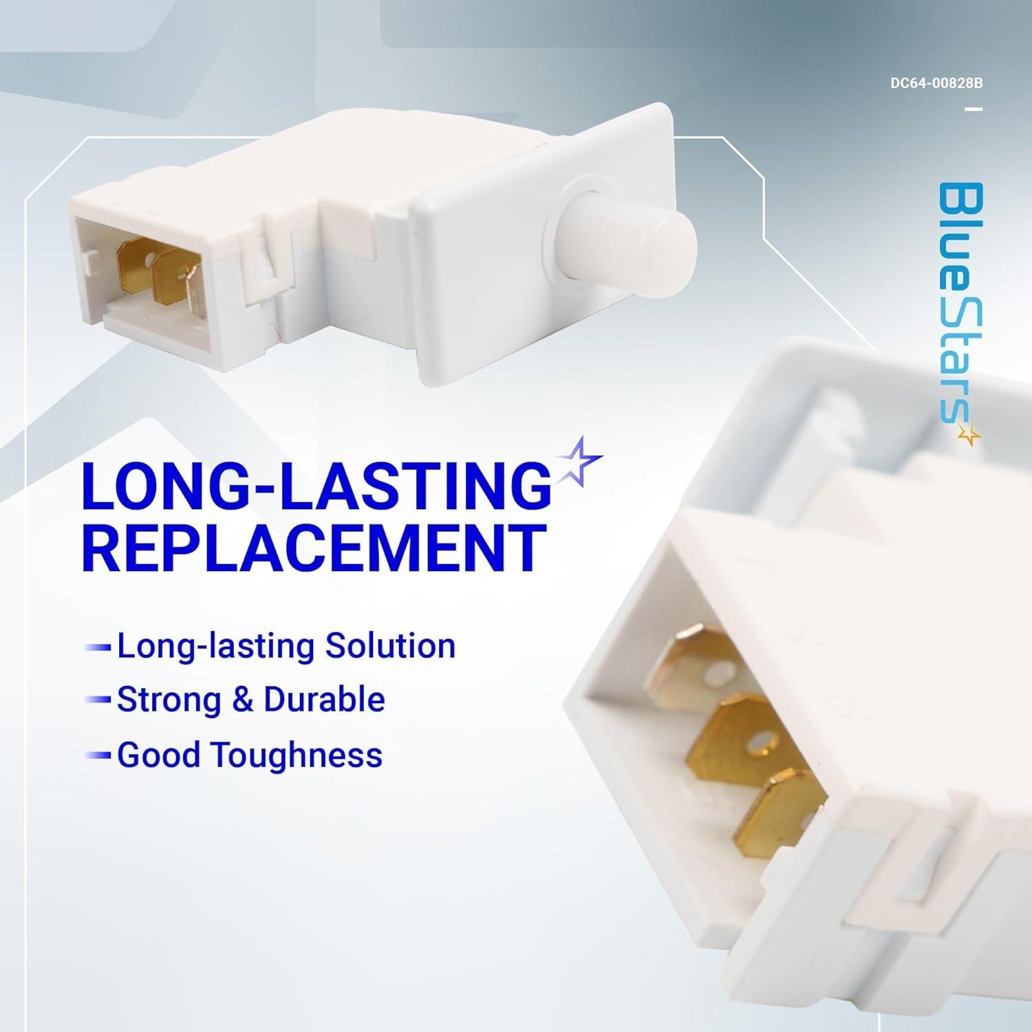 [Lifetime Warranty] DC64-00828B Dryer Door Switch - Compatible with Samsung and Kenmore Dryer - Replaces DC64-00828A 2071595 AP4578931 PS4210965 EAP4210965 PD00028436 image 2