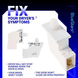 [Lifetime Warranty] DC64-00828B Dryer Door Switch - Compatible with Samsung and Kenmore Dryer - Replaces DC64-00828A 2071595 AP4578931 PS4210965 EAP4210965 PD00028436 thumbnail 4