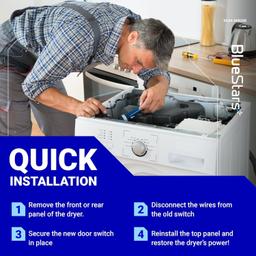 [Lifetime Warranty] DC64-00828B Dryer Door Switch - Compatible with Samsung and Kenmore Dryer - Replaces DC64-00828A 2071595 AP4578931 PS4210965 EAP4210965 PD00028436 thumbnail 6