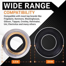 [Lifetime Warranty] 5303279394 Washer Tub Seal Kit Replacement - Compatible with Frigidaire Kenmore Electrolux Washing Machines - Replaces AP2142342 5308027482 N8027481 N8027482 PS459481 thumbnail 5