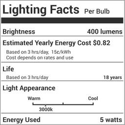 [Lifetime Warranty] 5W E17 Base LED Bulbs 8206232A Microwave Light Bulbs Under Hood Kei AC110-130V thumbnail 7