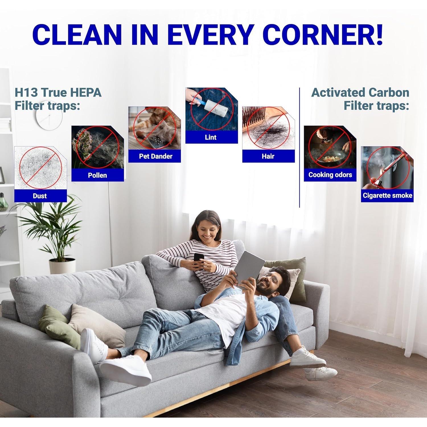 [Lifetime Warranty] LEVOIT Core 400S-P Air Purifier Pet Allergy 3-in-1 Filter image 5
