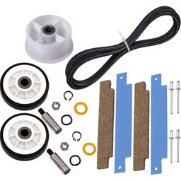 [Lifetime Warranty] 12001541 303373 Dryer Roller Kit, 306508 Drum Bearing Kit, WP6-3700340 Idler Pulley & WP33002535 Drum Belt - Fit for Crosley Jenn-Air Maytag Neptune 3000 Series MDE6000AYW MDE5500AYW thumbnail 0