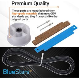 [Lifetime Warranty] 12001541 303373 Dryer Roller Kit, 306508 Drum Bearing Kit, WP6-3700340 Idler Pulley & WP33002535 Drum Belt - Fit for Crosley Jenn-Air Maytag Neptune 3000 Series MDE6000AYW MDE5500AYW thumbnail 6