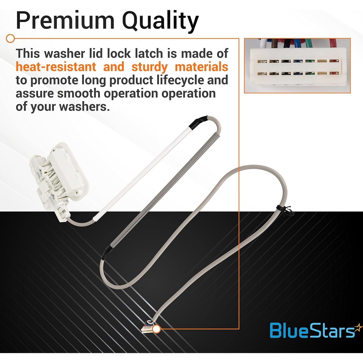 W10810403 Washer Lid Lock Assembly Door Latch image 2