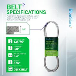 [Lifetime Warranty] Deck Belt 754-04329 thumbnail 1