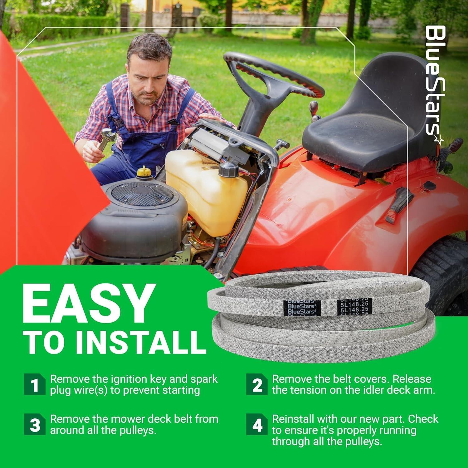 [Lifetime Warranty] Deck Belt 754-04329 image 8