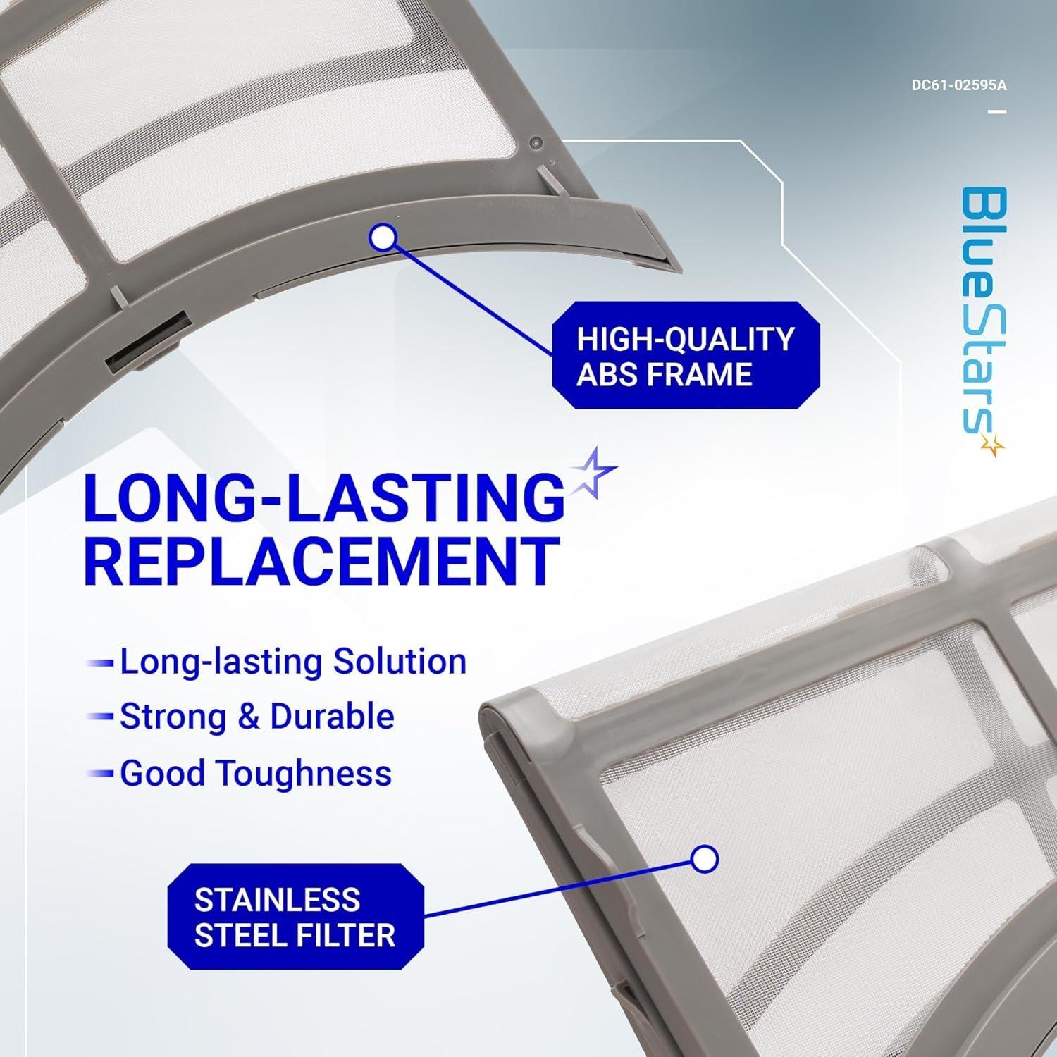 [Lifetime Warranty] DV42H5200EP DV45K6500EV DVE45M5500W DV42H5000EW Dryer Lint Filter Trap DC61-02595A with Brush - Compatible with Samsung Dryer - Replaces 2069505 PS4206799 AP4578777 image 4