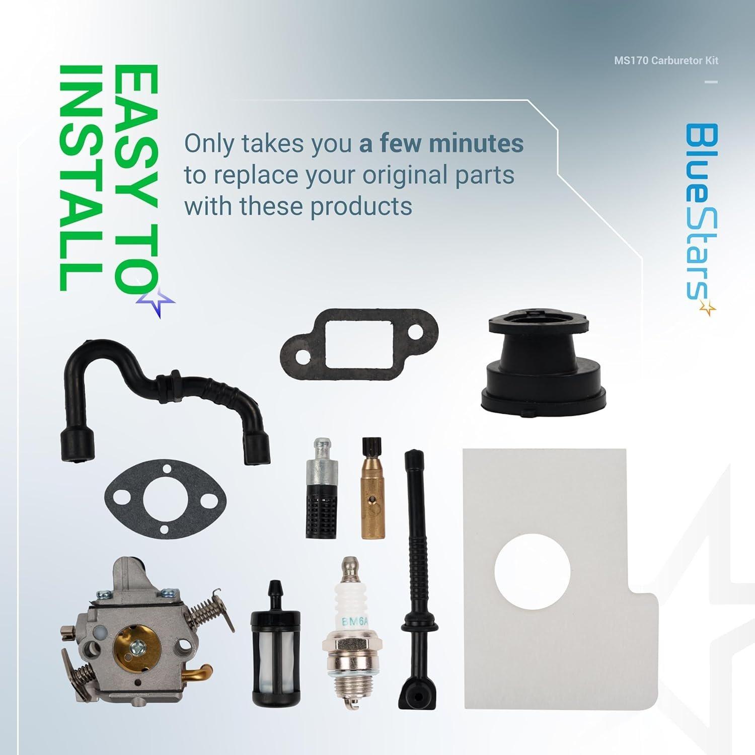 MS170 Carburetor For Stihl MS 170 MS image 5