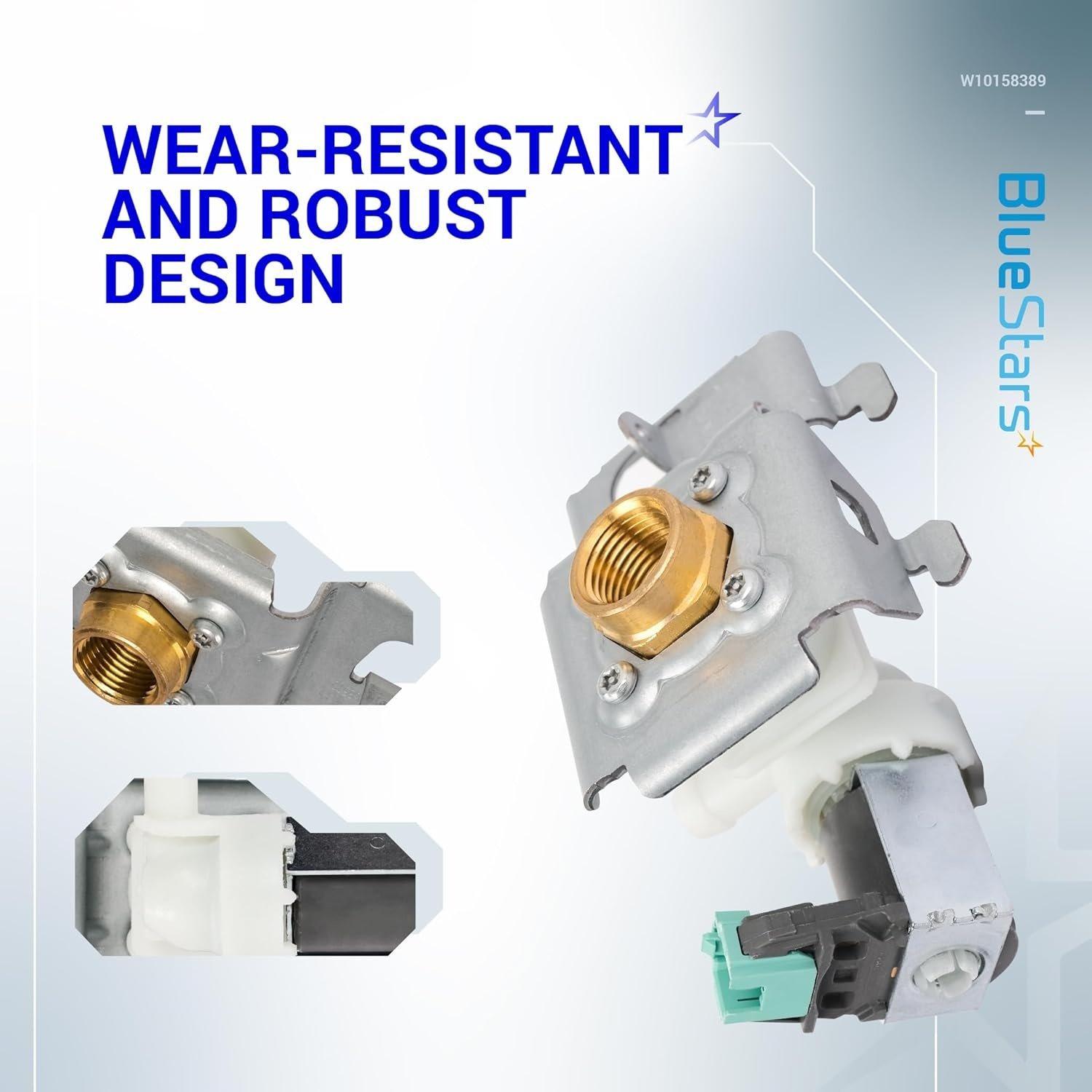 [Lifetime Warranty] W10158389 Dishwasher Water Inlet Valve Replacement - Compatible with Whirlpool Kenmore Dishwashers - Replaces AP6015932 8558986 8558987 8558988 8563405 8563406 8563407 W10158387 image 6