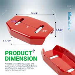 [Lifetime Warranty] 02483859 24599 Snow Blower Double Roller Skid Shoe - Pack of 2 thumbnail 3