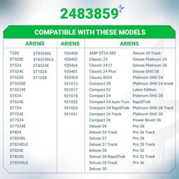 [Lifetime Warranty] 02483859 24599 Snow Blower Double Roller Skid Shoe - Pack of 2 thumbnail 2