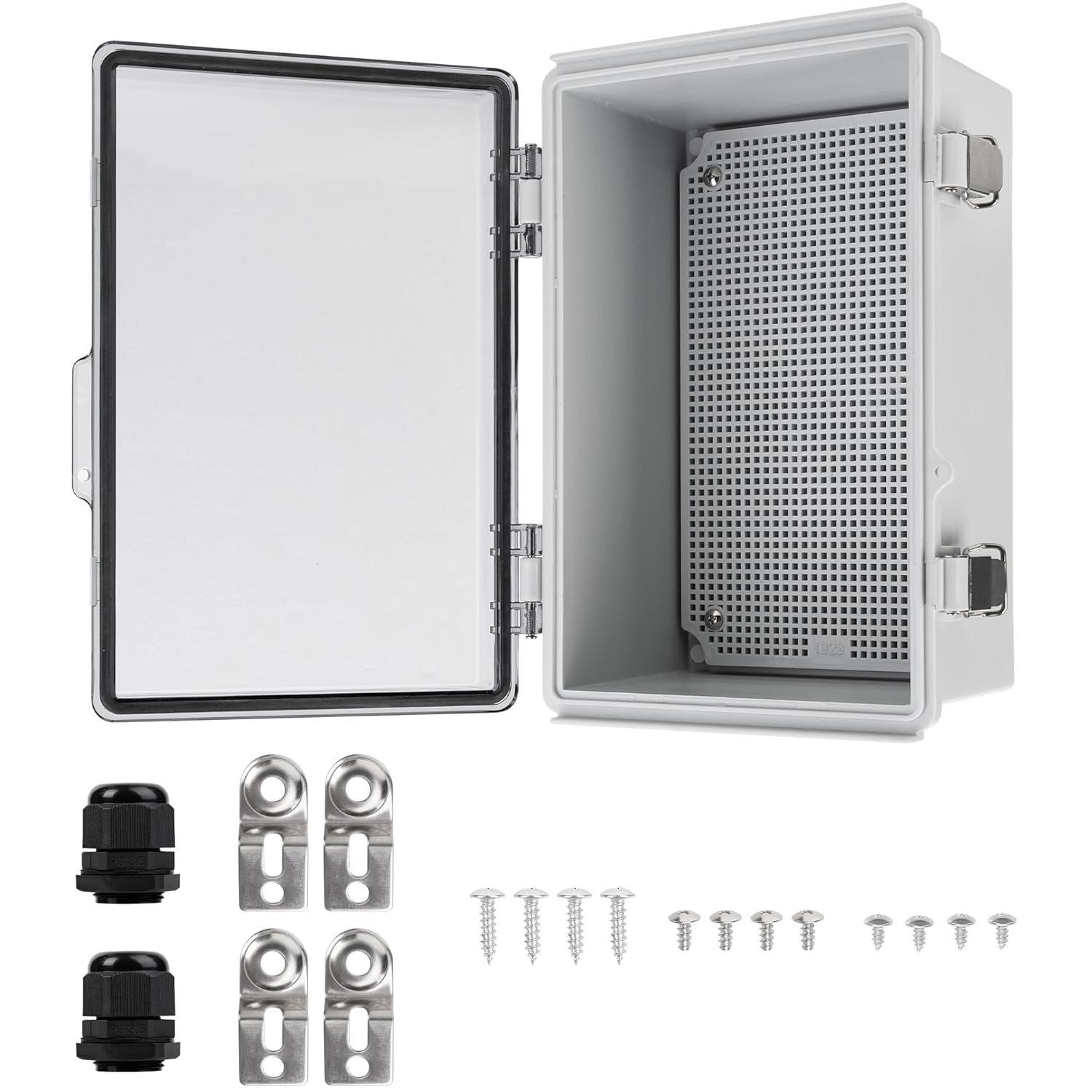 [Lifetime Warranty] Clear Junction Box IP67 11.57" x 5.67" x 9.61" image 0