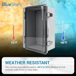 [Lifetime Warranty] Clear Junction Box IP67 11.57" x 5.67" x 9.61" thumbnail 6