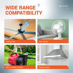 [Lifetime Warranty] CBB61 5 uF 2-Wire 250V 450V AC Ceiling Fan Capacitor thumbnail 4