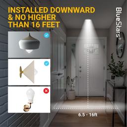 [Lifetime Warranty] Motion Sensor Light Bulbs 12W (100W Equivalent), E26 Dusk to Dawn Motion Detector Security LED Bulb 5000K Daylight - Pack of 4 thumbnail 8
