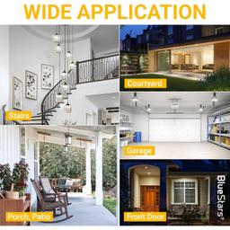 [Lifetime Warranty] Motion Sensor Light Bulbs 12W (100W Equivalent), E26 Dusk to Dawn Motion Detector Security LED Bulb 5000K Daylight - Pack of 4 thumbnail 7