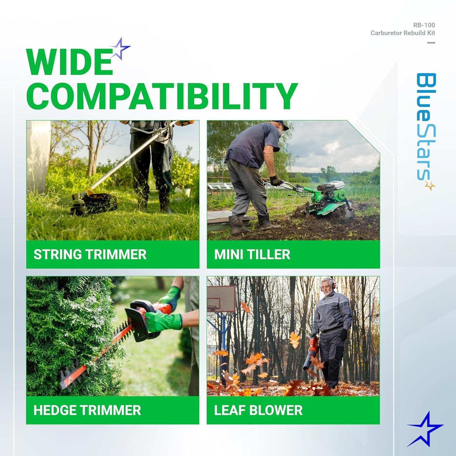 [Lifetime Warranty] RB-100 Carburetor Rebuild Kit with Primer Bulb image 3