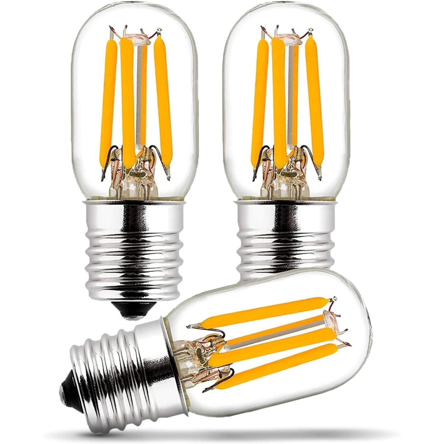 [Lifetime Warranty] E17 T7 LED Bulb 2W 120V (25W Equivalent) - Pack of 3 image 0