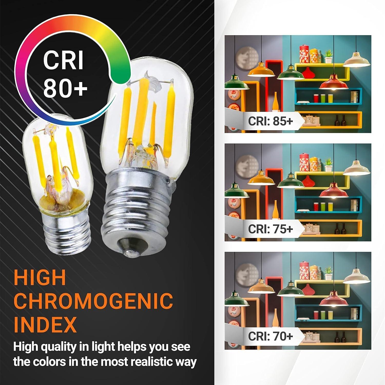 [Lifetime Warranty] E17 T7 LED Bulb 2W 120V (25W Equivalent) - Pack of 3 image 4