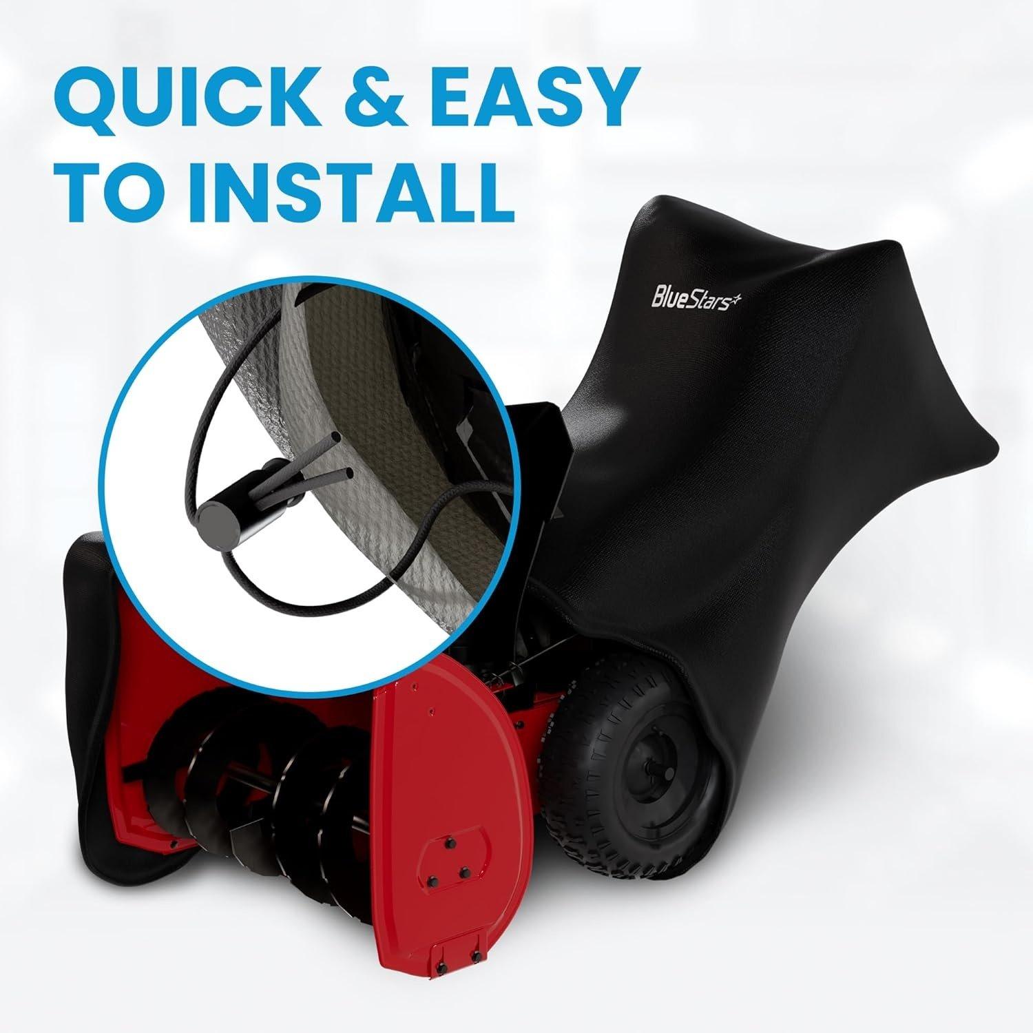 Snow Blower Cover 420D Snowblower Covers Waterproof image 5