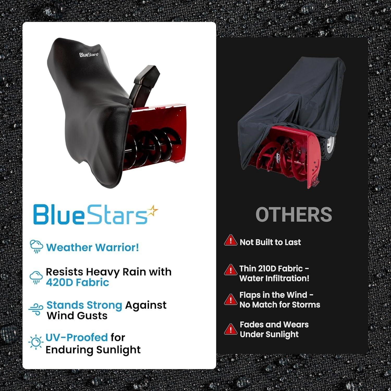 Snow Blower Cover 420D Snowblower Covers Waterproof image 3