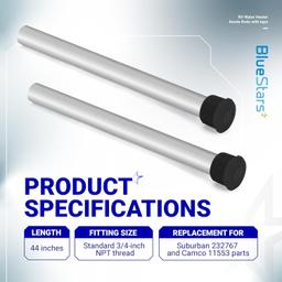 [Lifetime Warranty] Water Heater Magnesium Anode Rod - Pack of 2 thumbnail 4