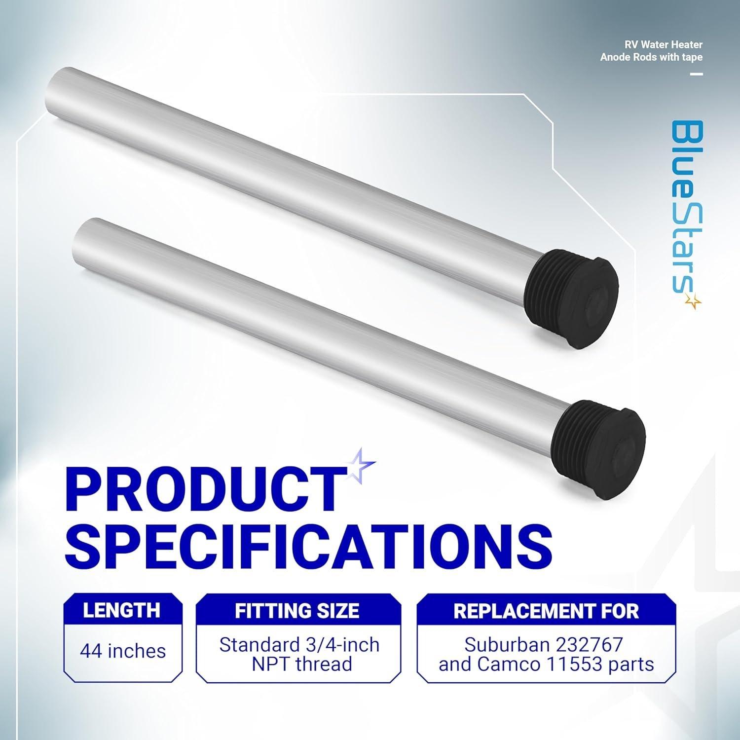 [Lifetime Warranty] Water Heater Magnesium Anode Rod - Pack of 2 image 4