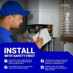 [Lifetime Warranty] Water Heater Magnesium Anode Rod - Pack of 2 thumbnail 7