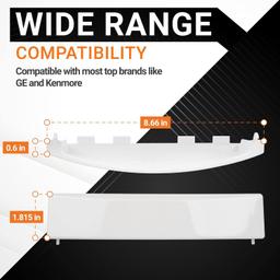 GE WE01X30378 Dryer Door Handle thumbnail 2