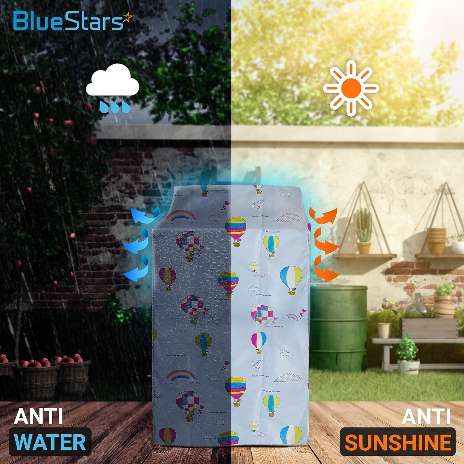 [Lifetime Warranty] Washing Machine Cover For Top-load - Premium Outdoor Protection For Most Washer Dryer Cover - W29â€x D28â€x H43â€ (Balloon) image 5