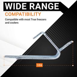 [Lifetime Warranty] 920158 Refrigerators/Freezers Shelf Clips - Stainless Steel Support and Square Replacement - Pack of 30 thumbnail 1