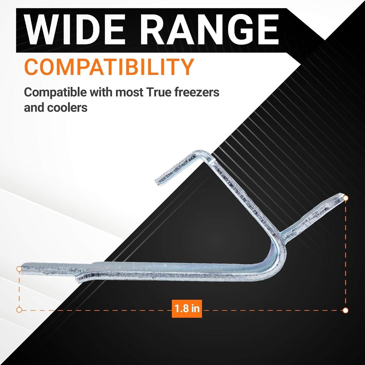 [Lifetime Warranty] 920158 Refrigerators/Freezers Shelf Clips - Stainless Steel Support and Square Replacement - Pack of 30 image 1