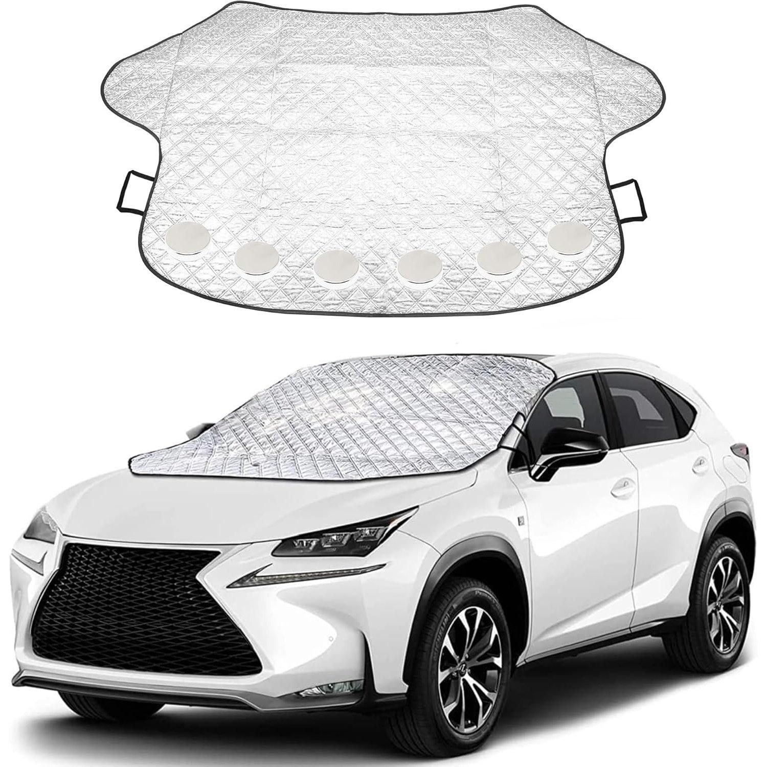 [Lifetime Warranty] 57" x 47" Windshield Cover for Ice and Snow image 0