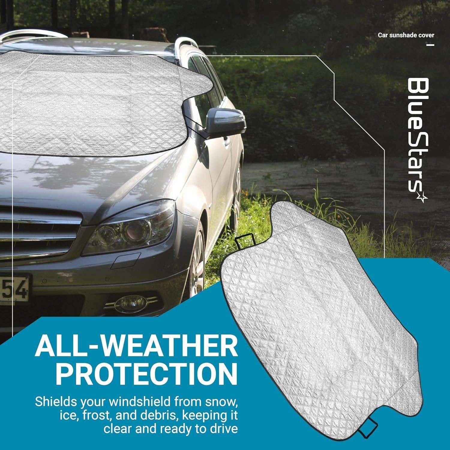 [Lifetime Warranty] 57" x 47" Windshield Cover for Ice and Snow image 2