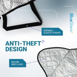 [Lifetime Warranty] 57" x 47" Windshield Cover for Ice and Snow thumbnail 6