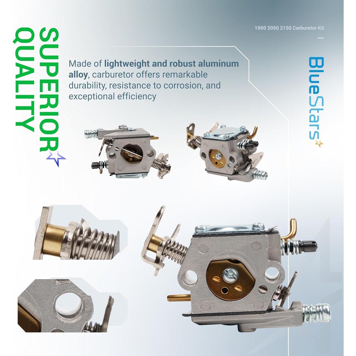 1950 2050 2150 Carburetor Kit with Air Filter Fuel Line Spark Plug image 1