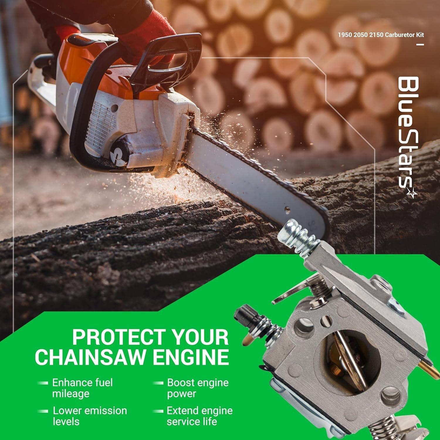 1950 2050 2150 Carburetor Kit with Air Filter Fuel Line Spark Plug image 6