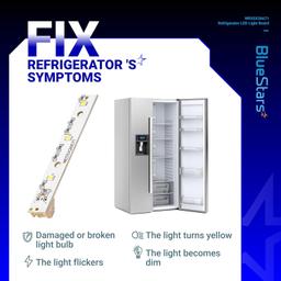 [Lifetime Warranty] WR55X26671 Refrigerator LED Light Board - Compatible with GE Refrigerators - Replaces PS11767930, AP6035586, 4468532, EAP11767930 - Pack of 2 thumbnail 1