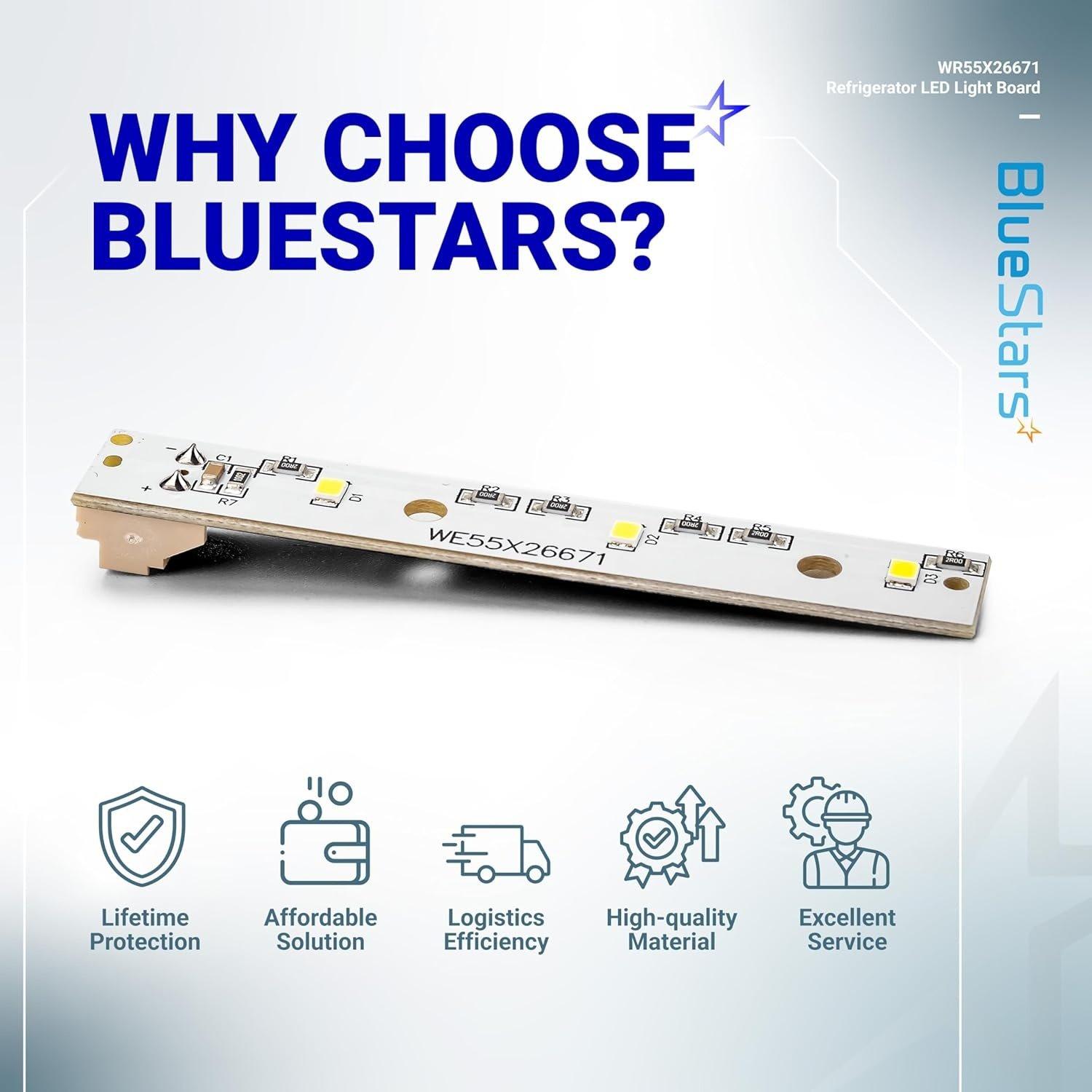 [Lifetime Warranty] WR55X26671 Refrigerator LED Light Board - Compatible with GE Refrigerators - Replaces PS11767930, AP6035586, 4468532, EAP11767930 - Pack of 2 image 7