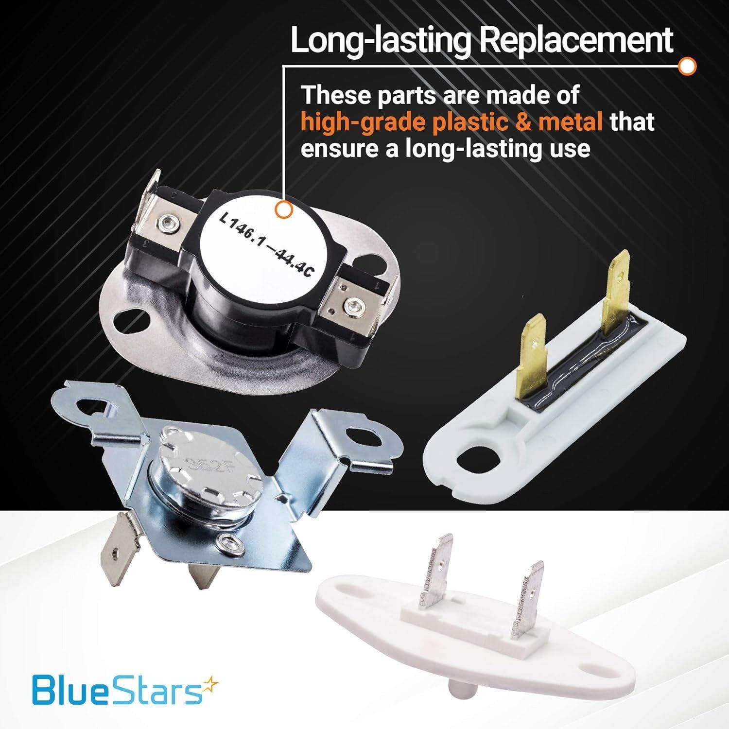 [Lifetime Warranty] 279973 MEDB835DW4 Dryer Thermal Cut-Off Fuse Kit - For Whirlpool Kenmore Dryers GEW9250PW1 GEW9250PW0 WED5100HW1 WED8300SW2 GEW9200LW1 MED6230HW1 GEQ9800PW1 WED7500GC0 WED75HEFW1 image 4