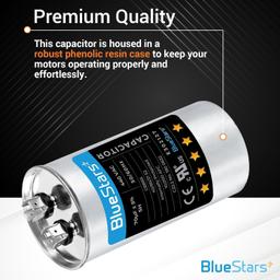 70 uF 370-440 VAC Volts ±5% Round Run Capacitor thumbnail 3