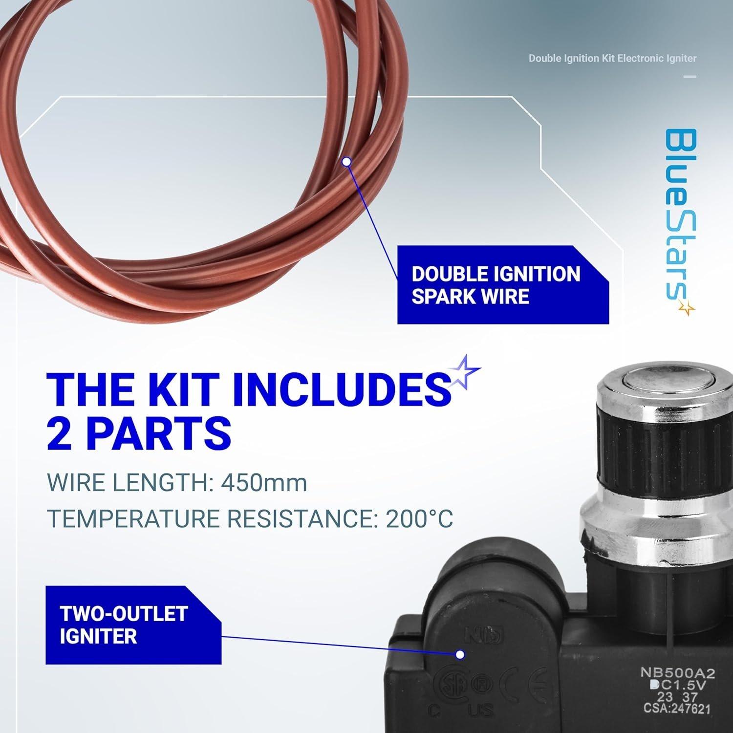 Double Ignition Kit Electronic Igniter with Double Ignition Electrodes image 1