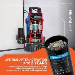 [Lifetime Warranty] 378-454 uF MFD 110-125 VAC Round Motor Start Capacitor - Fits Single-Phase Motors, Gear Motors thumbnail 4