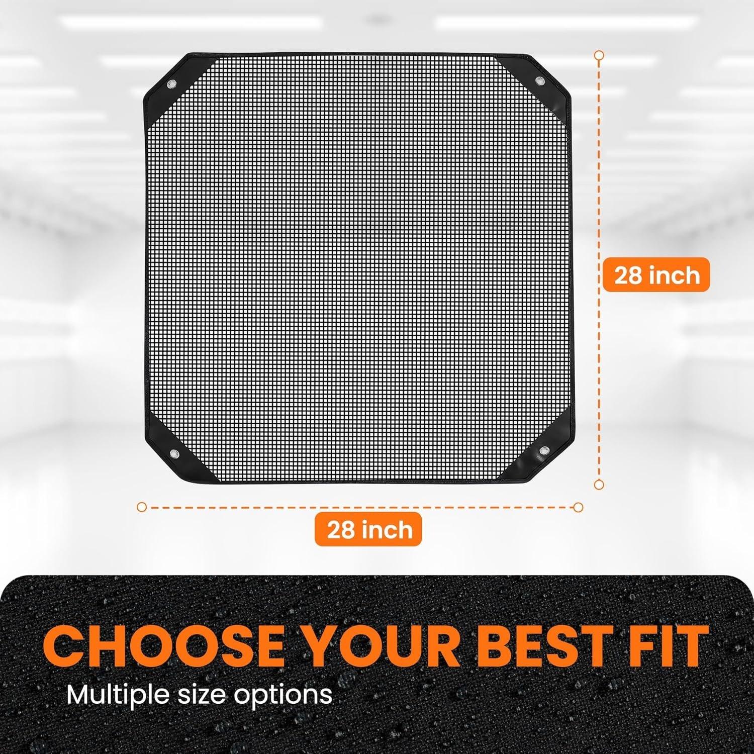 [Lifetime Warranty] Premium AC Condenser Cover - Central Air Conditioner Cover for Outside Unit - 28" x 28", Mesh Material image 6