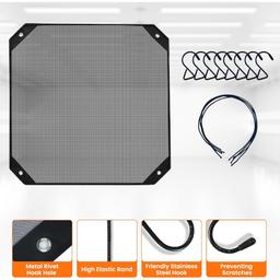 [Lifetime Warranty] Premium AC Condenser Cover - Central Air Conditioner Cover for Outside Unit - 28" x 28", Mesh Material thumbnail 1